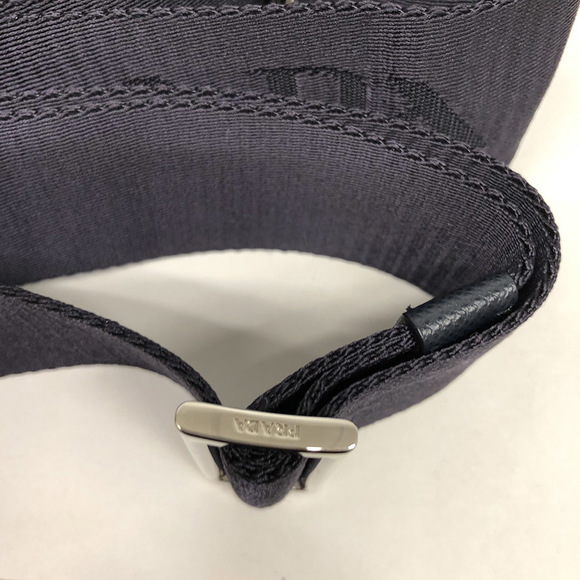 Prada Nylon Shoulder Bag Navy Dark Blue Diagonal Slim - Picture 9 of 13